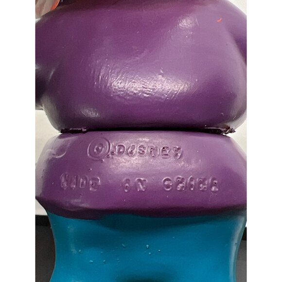 Vintage Disney Bashful Dwarf Rubber Figurine Snow White & 7 Dwarfs Bath Tub Toy - Picture 4 of 5